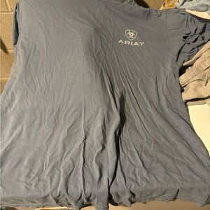 Ariat Blue Short Sleeve Tee Casual Comfort